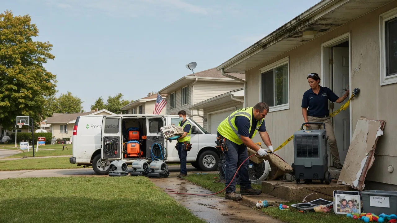 Water Damage Restoration in Akron, PA near me